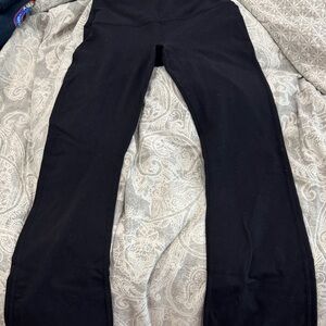 Alo Yoga Black Flared yoga sport pants